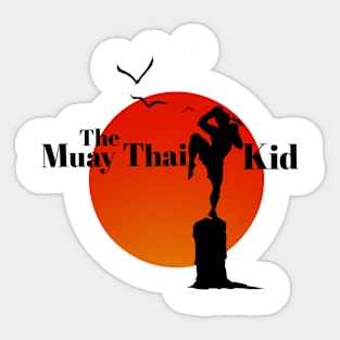 The Muay Thai Kid Sticker